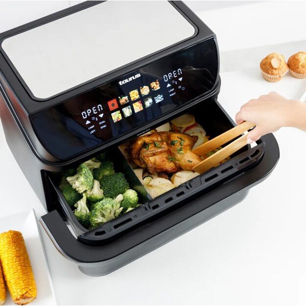 Fat-free deep fryer with long basket and grill Taurus 973004000 6