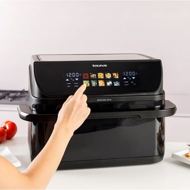 Fat-free deep fryer with long basket and grill Taurus 973004000 1