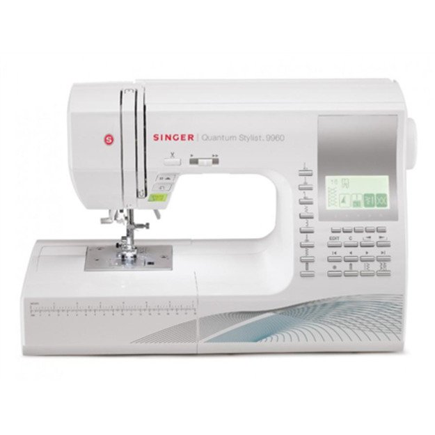Singer | Sewing Machine | Quantum Stylist&trade; 9960 | Number of stitches 600 | Number of buttonholes 13 | White