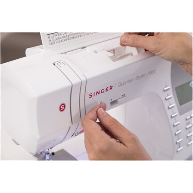 Singer | Sewing Machine | Quantum Stylist&trade; 9960 | Number of stitches 600 | Number of buttonholes 13 | White 2