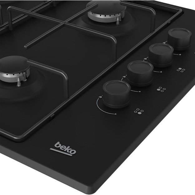 Beko HIBG64120SB hob Black Built-in 60 cm Gas 4 zone(s) 2