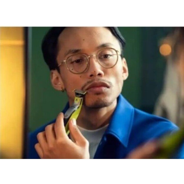 Philips | OneBlade Replacement blade, 2 pcs | QP420/50 | Black/Green 3