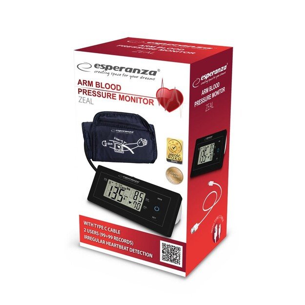 Esperanza ECB008 upper arm blood pressure monitor 2