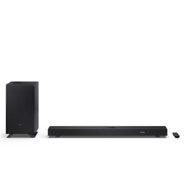 Sharp | 3.1.2 Dolby Atmos/DTS:X Soundbar with Wireless Subwoofer | HT-SBW53121(BK) | Bluetooth
