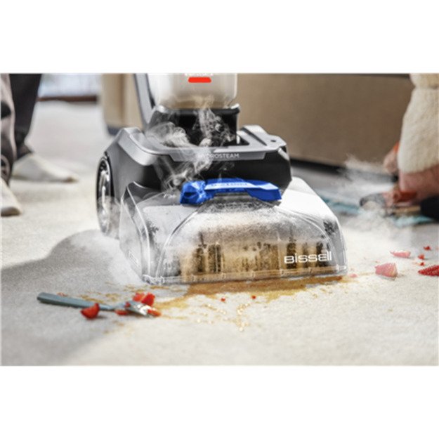 Bissell Carpet Cleaner | PowerWash Hydrosteam | Corded operating | Washing function | 1400 W | Black/Cobalt Blue 5
