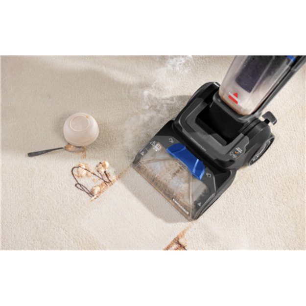 Bissell Carpet Cleaner | PowerWash Hydrosteam | Corded operating | Washing function | 1400 W | Black/Cobalt Blue 6