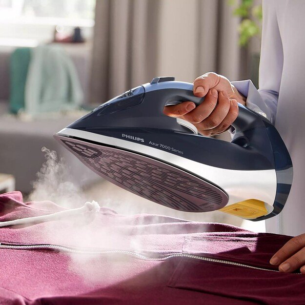 Philips 7000 series DST7030/20 iron Dry & Steam iron SteamGlide Plus soleplate 2800 W Blue 4