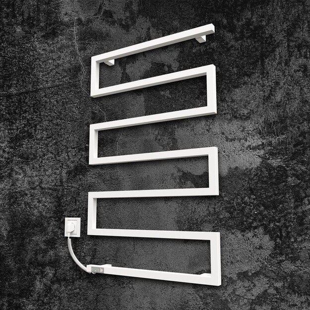 Elektrinis rank&scaron;luosčių džiovintuvas Kosser Zeta 900x550 EL, su laikmačiu, baltas (laidas kairėje) 2