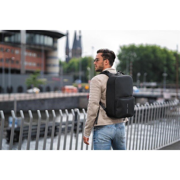 XD DESIGN ANTI-THEFT BACKPACK BOBBY FLEX GYM BAG BLACK P/N: P705.801 10