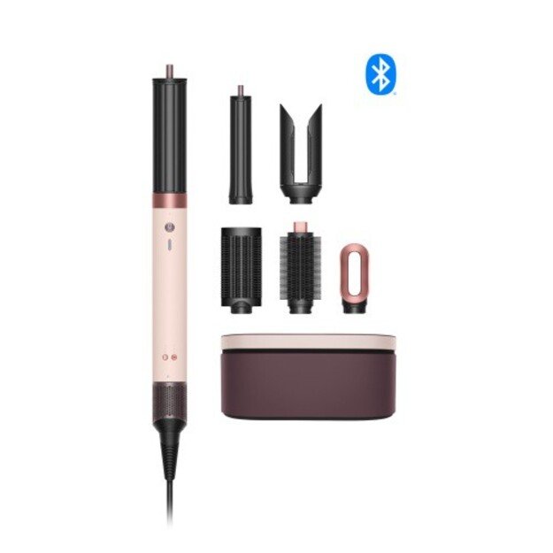 Dyson HS09 Airwrap Co-anda2x Straight+Wavy Plaukų formavimo prietaisas, Ceramic Pink/Rose Gold