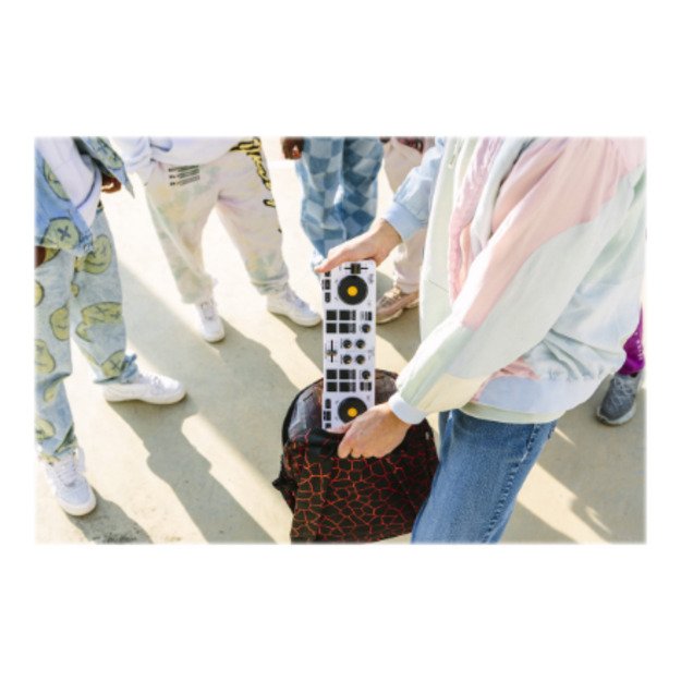 Hercules DJControl Control MIX Bluetooth Pour Smartphone et tablettes Android e 2 channels Black, White, Yellow