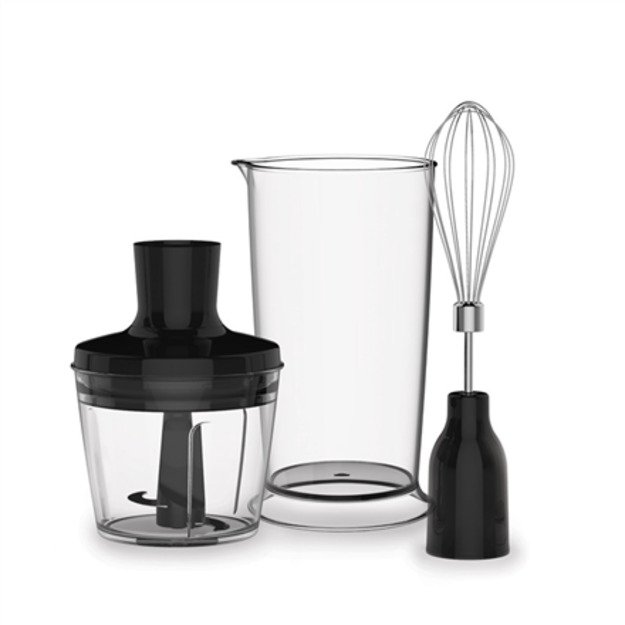 TEFAL | Blender | Quickchef 3-in-1 HB656838 | Hand Blender | 1000 W | Number of speeds 20 | Turbo mode | Chopper | Black