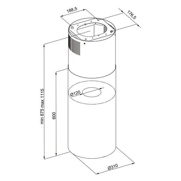 MAAN ELBA PB 31 HOOD BLACK 1