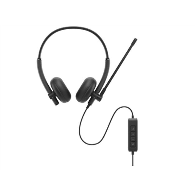 Dell | Headset | WH125 | Built-in microphone | USB Type-A | Black 4