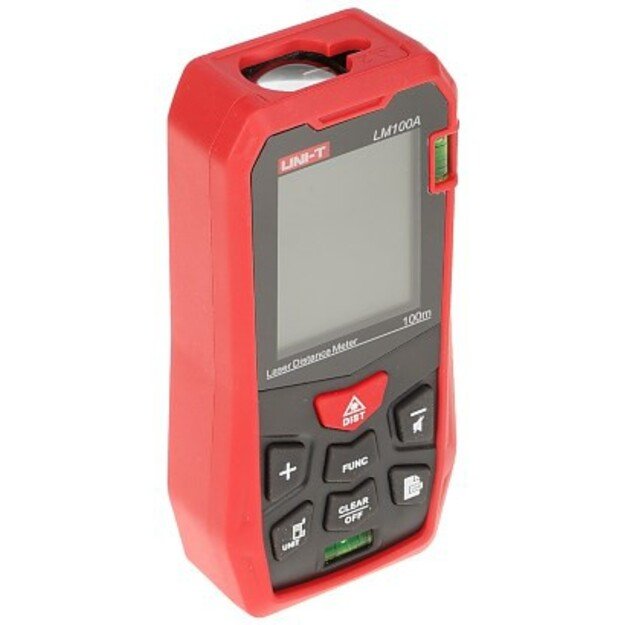 Laser rangefinder(s), measuring range in meters: 100 m, 2 x AAA