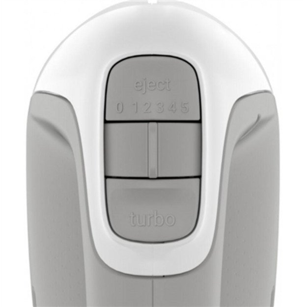 TEFAL | Hand Mixer | HT450B38 | Hand Mixer | 450 W | Number of speeds 5 | Turbo mode | White 1