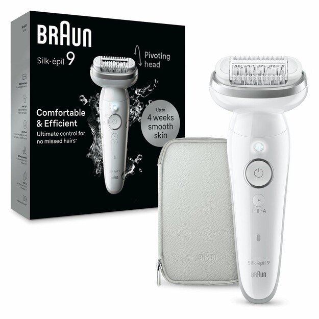 Braun Silk-&eacute;pil 9 9-011 40 tweezers Silver, White