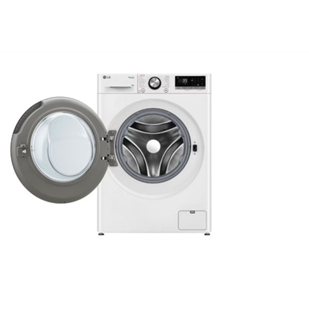 LG | F2WR709S2W | Washing machine | Energy efficiency class A-10% | Front loading | Washing capacity 9 kg | 1200 RPM | Depth 47.