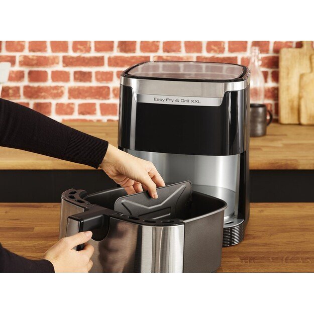 TEFAL Easy Fry and Grill XXL Fryer | EY801D | Power 1830 W | Capacity 6.5 L | Black/Stainless Steel 6