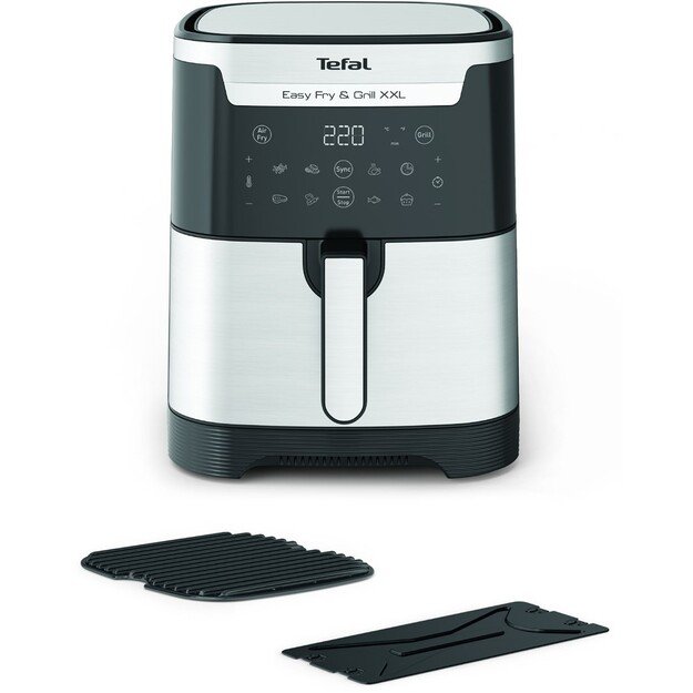TEFAL Easy Fry and Grill XXL Fryer | EY801D | Power 1830 W | Capacity 6.5 L | Black/Stainless Steel
