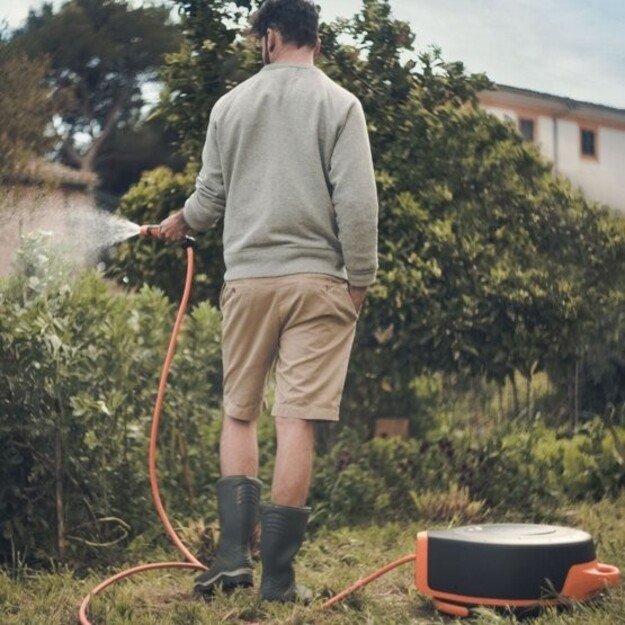 Laistymo ratas su žarna Waterwheel Automatic XL su ratukais Fiskars 1025933