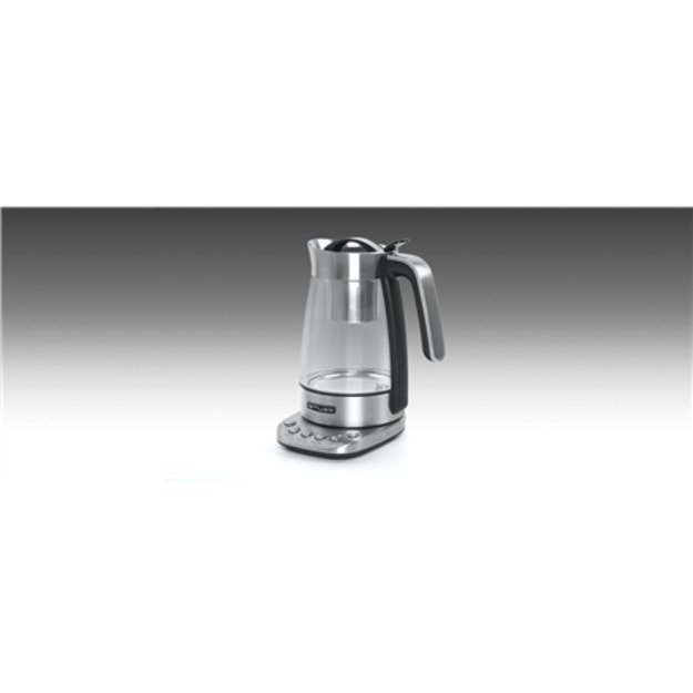 Muse MS-320T | Tea Kettle | 2200 W | 1.2 L | Stainless steel | 360° rotational base | Stainless steel/Black