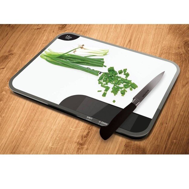 Salter 1079 WHDR 15kg Max Chopping Board Digital Kitchen Scale - White