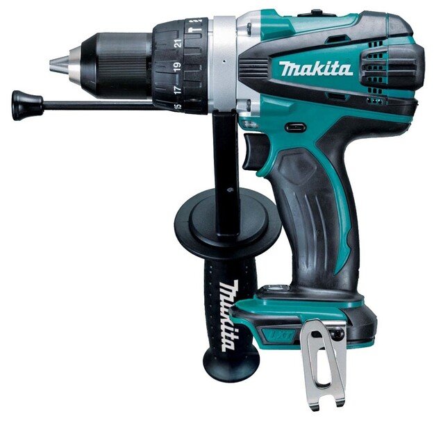 Makita DHP458Z drill Keyless 2000 RPM Black,Blue 2.3 kg