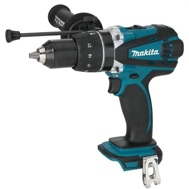 Makita DHP458Z drill Keyless 2000 RPM Black,Blue 2.3 kg