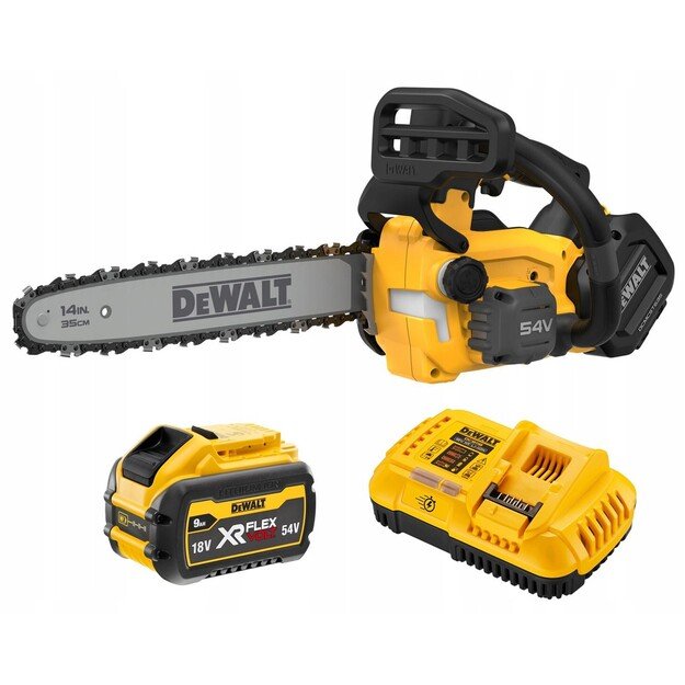 DEWALT. CHAINSAW 54V FV DCMCST635X1 35cm 1x9.0Ah