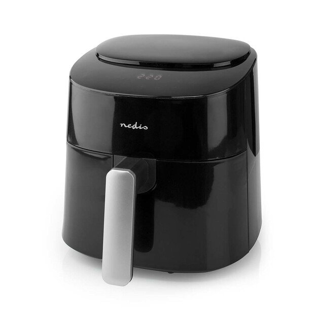 Nedis KAAF160BK fryer Single 4.2 L Stand-alone 1300 W Hot air fryer Black