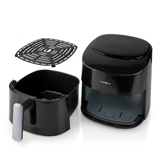 Nedis KAAF160BK fryer Single 4.2 L Stand-alone 1300 W Hot air fryer Black 3