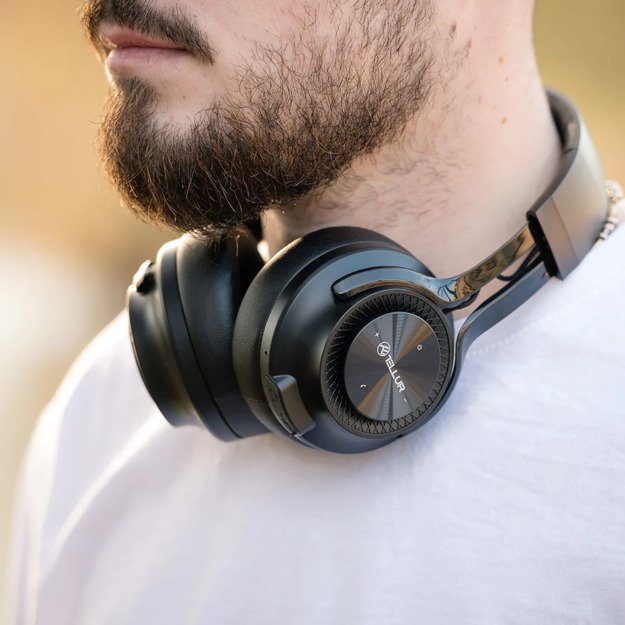 Tellur Feel Bluetooth Over-ear Headphones Black