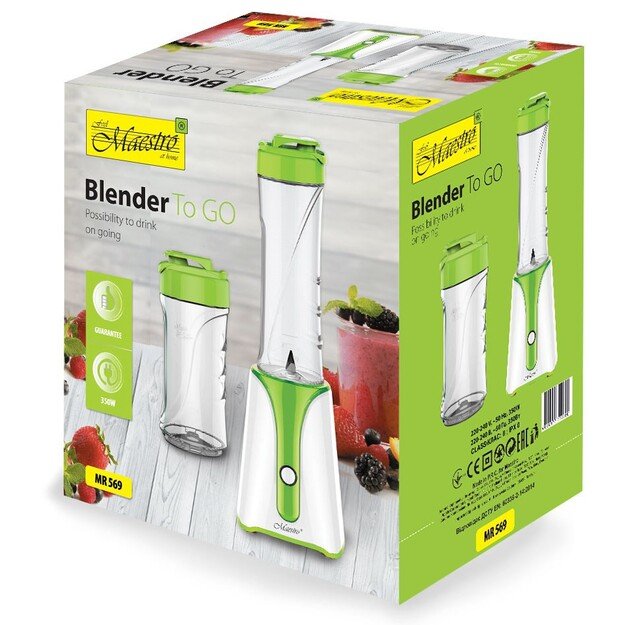 Feel-Maestro MR569 blender Cooking blender Green, White 350 W