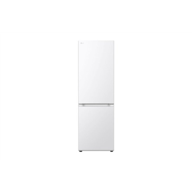 LG | Refrigerator | GBV3100DSW | Energy efficiency class D | Free standing | Combi | Height 186 cm | Fridge net capacity 234 L |