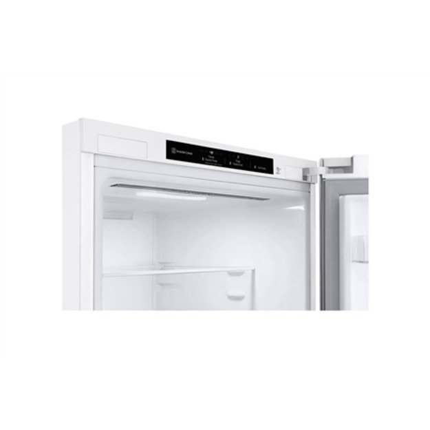 LG | Refrigerator | GBV3100DSW | Energy efficiency class D | Free standing | Combi | Height 186 cm | Fridge net capacity 234 L |