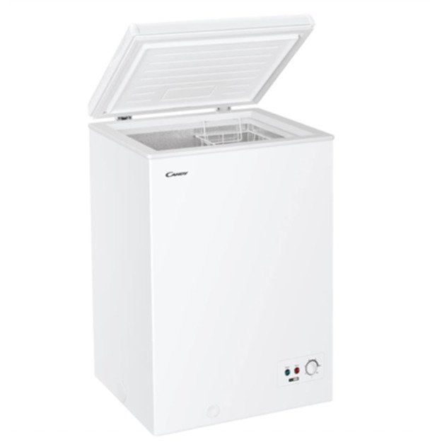 Candy | Freezer | CCHH 100E | Energy efficiency class E | Chest | Free standing | Height 84.5 cm | Total net capacity 97 L | Whi