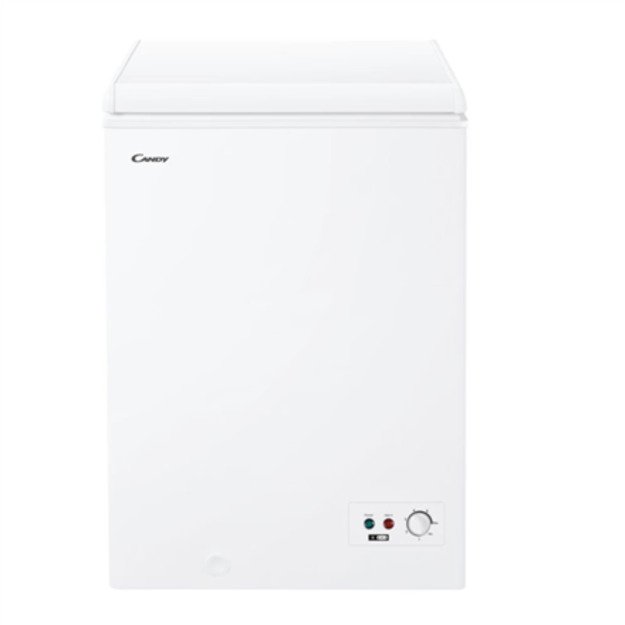 Candy | Freezer | CCHH 100E | Energy efficiency class E | Chest | Free standing | Height 84.5 cm | Total net capacity 97 L | Whi