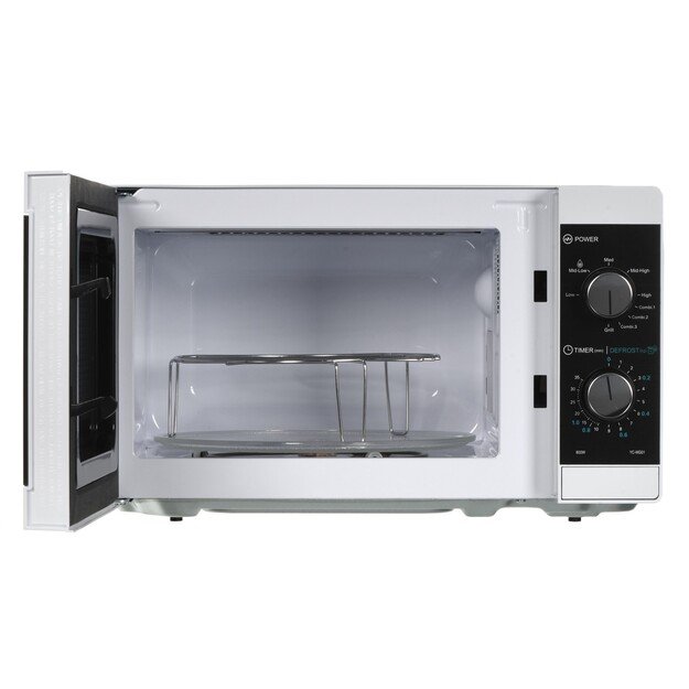 Sharp YC-MG01E-W microwave Countertop Grill microwave 20 L 800 W Black, White