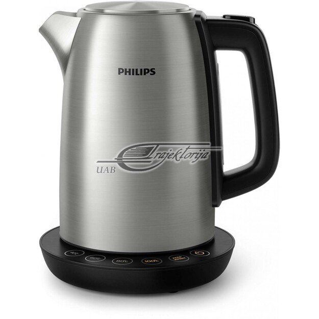 Philips | Kettle | HD9359/90 | Electric | 2200 W | 1.7 L | Stainless steel/Plastic | 360° rotational base | Grey