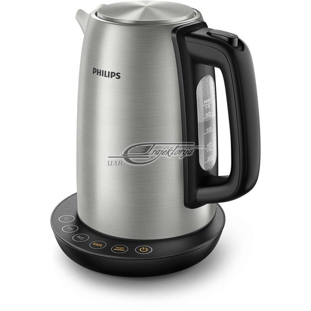 Philips | Kettle | HD9359/90 | Electric | 2200 W | 1.7 L | Stainless steel/Plastic | 360° rotational base | Grey