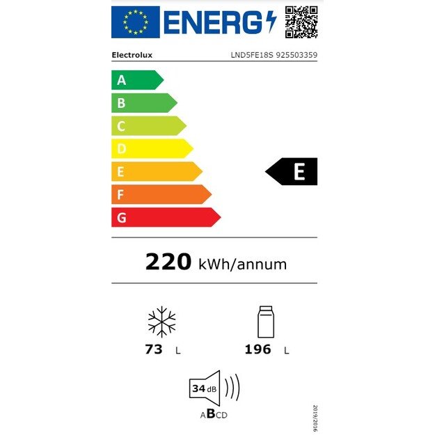 ELECTROLUX LND5FE18S