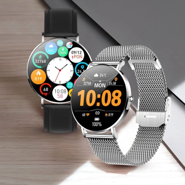 Smartwatch  Manta Alexa silver