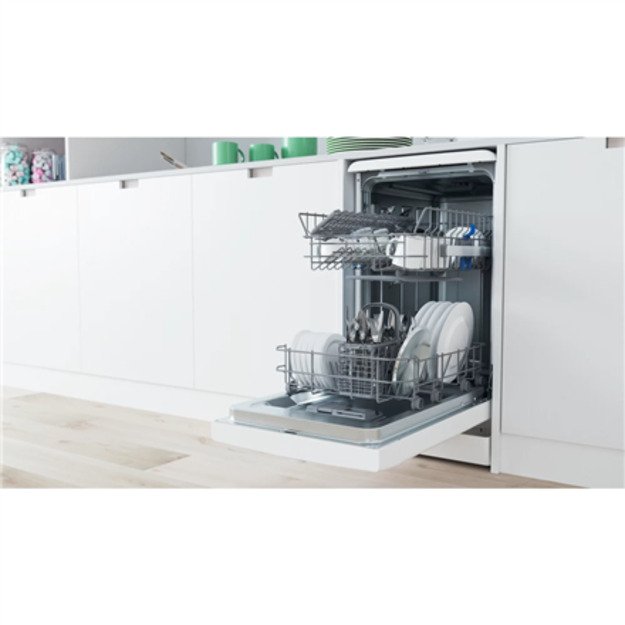 INDESIT | Dishwasher | DF9E 1B10 | Free standing | Width 45 cm | Number of place settings 9 | Number of programs 6 | Energy effi