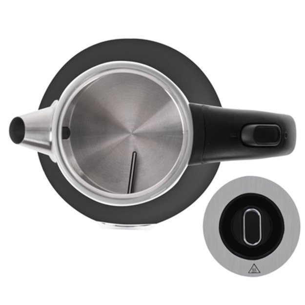 Camry | Kettle with a thermometer | CR 1344 | Electric | 2200 W | 1.7 L | Stainless steel | 360&deg; rotational base | Black 2