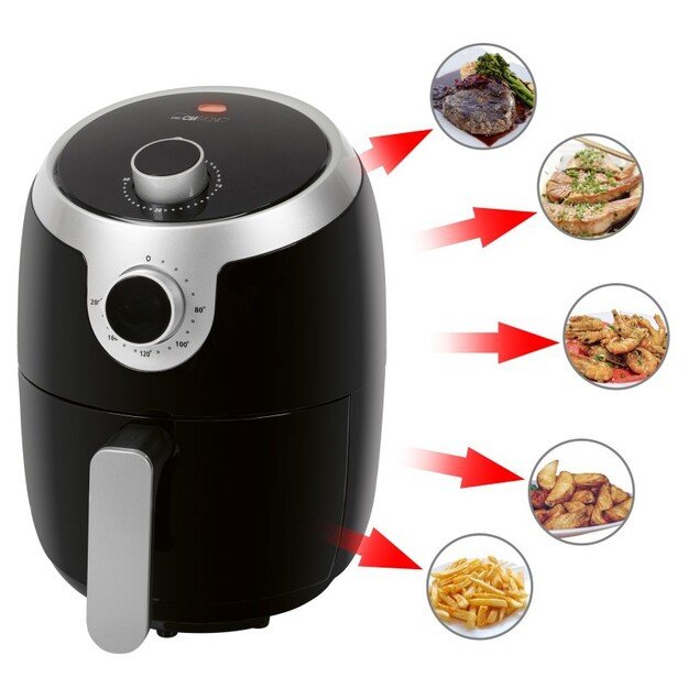 Clatronic FR 3769 H fryer 1.8 L 1000 W Hot air fryer Black