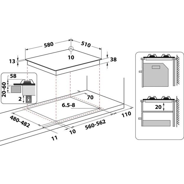 WHIRLPOOL TGML 661 NB