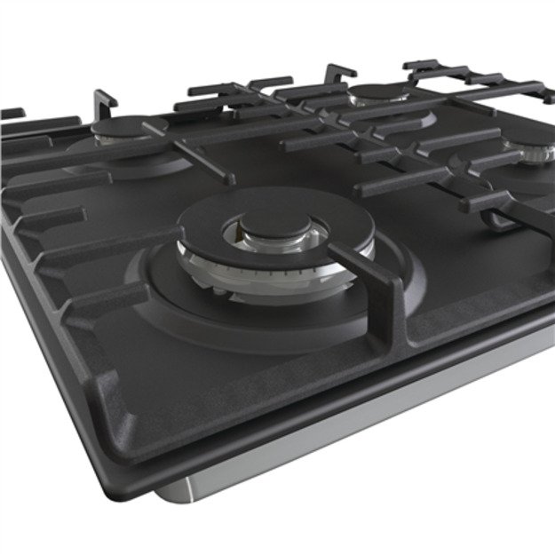 Gorenje | Hob | GW642AB | Gas | Number of burners/cooking zones 4 | Rotary knobs | Black