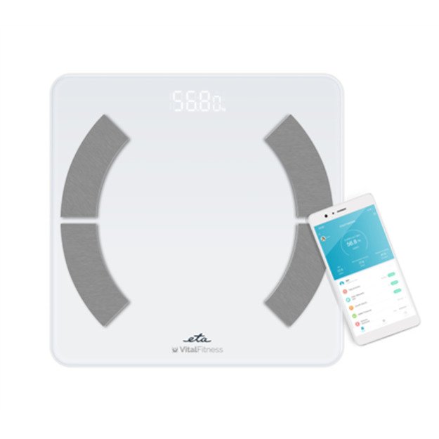 ETA Personal Scale | ETA277990000 Vital Fitness | Maximum weight (capacity) 180 kg | Accuracy 100 g | Body Mass Index (BMI) meas