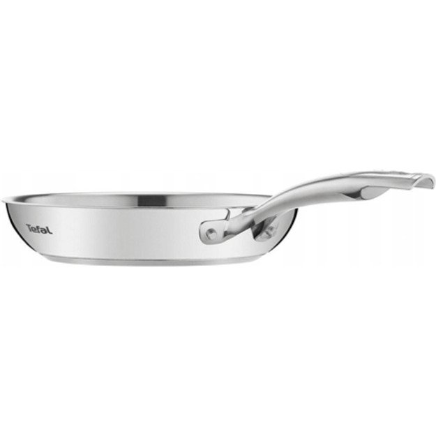 TEFAL Pan | G7320434 Duetto+ | Frying | Diameter 24 cm | Suitable for induction hob | Fixed handle | Black/Silver